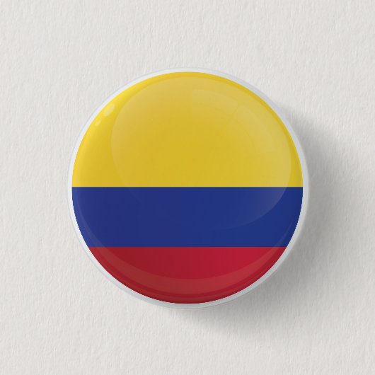 Badge Rond 2,50 Cm Indicateur d'icône rond de Colombie (Devant)
