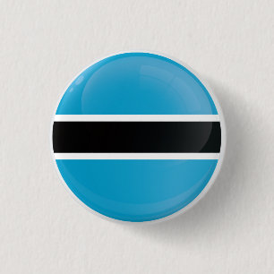 Badge Rond 2,50 Cm Indicateur d'icône ronde du Botswana