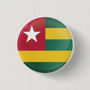 Badge Rond 2,50 Cm Indicateur d'icône tour Togo