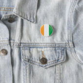 Badge Rond 2,50 Cm Indicateur Icône Ronde Irlande (En situation)