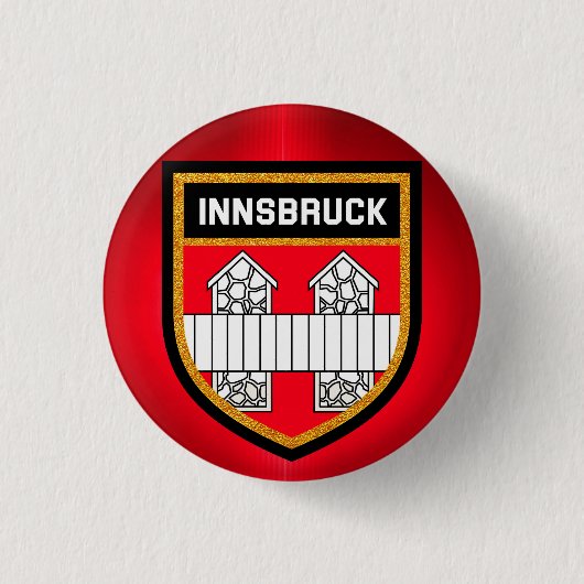 Badge Rond 2,50 Cm Indicateur Innsbruck (Devant)