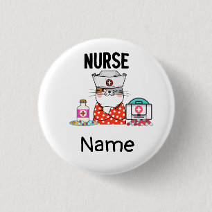Badge Rond 2,50 Cm Infirmière Médicale