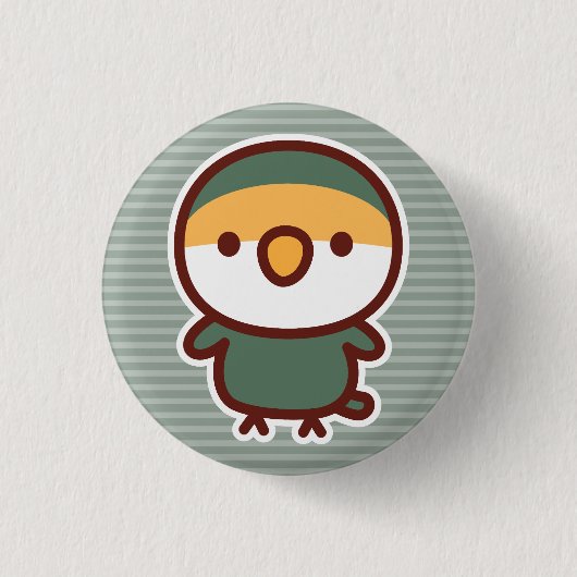 Badge Rond 2,50 Cm Inséparable à face rose mauve (Devant)