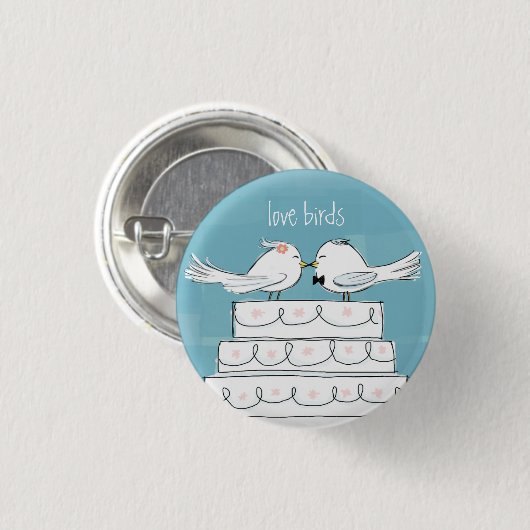 Badge Rond 2,50 Cm Inséparables (Devant & derrière)