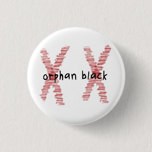 Badge Rond 2,50 Cm Insigne/bouton noirs orphelins - Rudy (Devant)