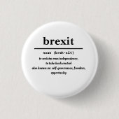Badge Rond 2,50 Cm insigne de brexit (Devant)