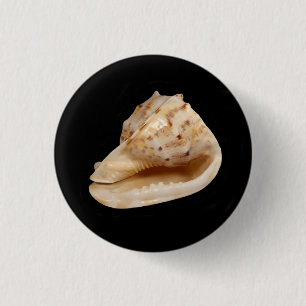 Badge Rond 2,50 Cm Insigne de coquille de cône