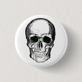 Badge Rond 2,50 Cm Insigne de crâne