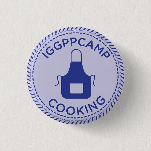 Badge Rond 2,50 Cm Insigne de cuisine d'IGGPPCamp (Devant)