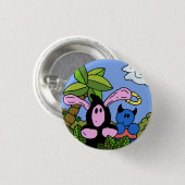 Badge Rond 2,50 Cm Insigne de duo (Devant & derrière)