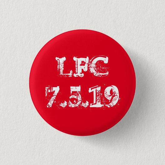 Badge Rond 2,50 Cm Insigne de FC de Liverpool - 7.5.19 (Devant)