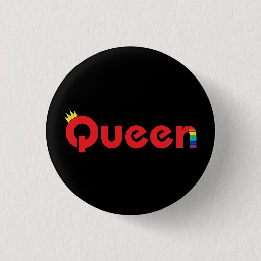 Badge Rond 2,50 Cm Insigne de fierté de Queer/n (Devant)
