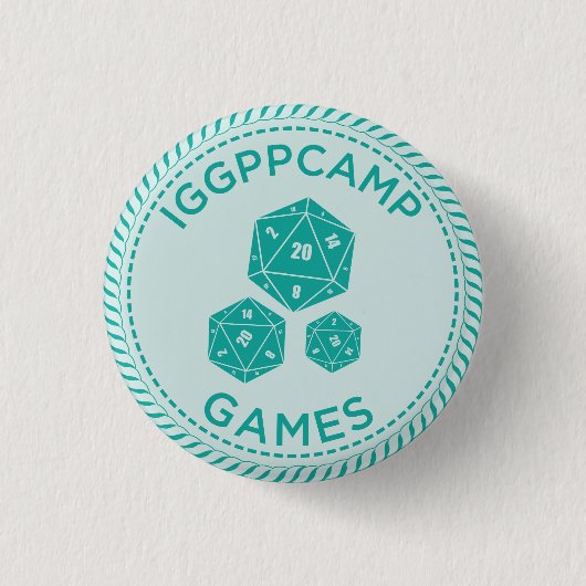 Badge Rond 2,50 Cm Insigne de jeux d'IGGPPCamp (Devant)
