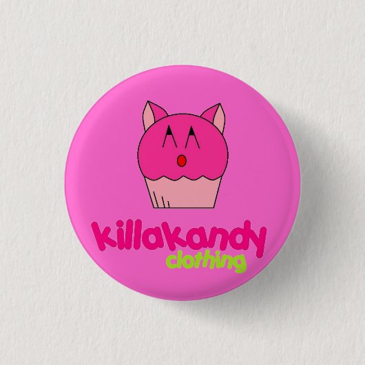 Badge Rond 2,50 Cm Insigne de Kitty KAT :) (Devant)