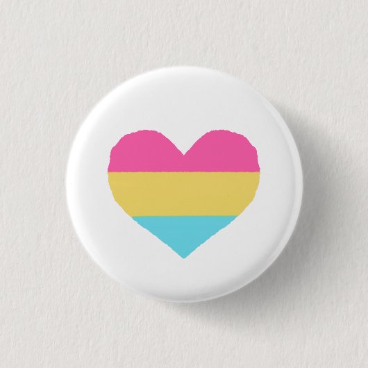 Badge Rond 2,50 Cm Insigne de la Pride Pansexual (Devant)