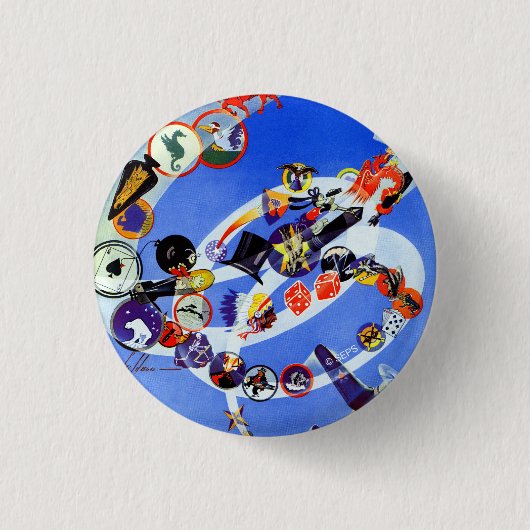 Badge Rond 2,50 Cm Insigne de l'escadron (Devant)