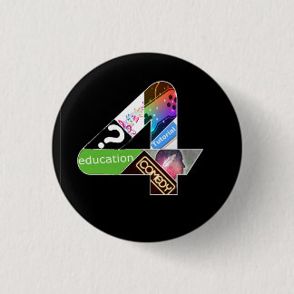 Badge Rond 2,50 Cm Insigne de logo d'EveryoneHD du fonctionnaire 4