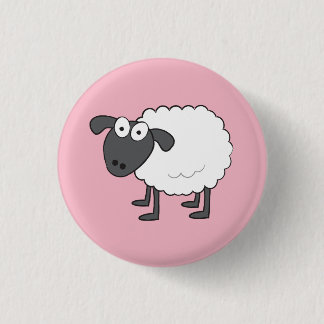 Badge Rond 2,50 Cm Insigne de moutons