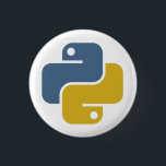 Badge Rond 2,50 Cm Insigne de python<br><div class="desc">Don un insigne à l'appui de logiciel libre.</div>