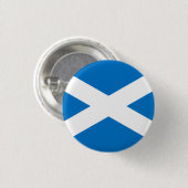 Badge Rond 2,50 Cm Insigne de Saltire (Devant & derrière)