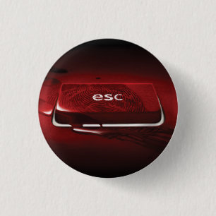 Badge Rond 2,50 Cm Insigne de Sang-Calomnie-ESC-Clé de signal