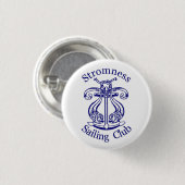 Badge Rond 2,50 Cm Insigne de Sc de Stromness (Devant & derrière)