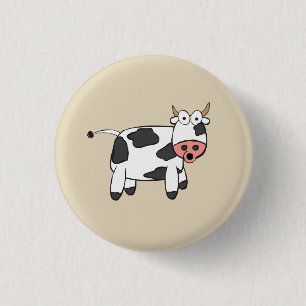 Badge Rond 2,50 Cm Insigne de vache