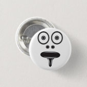 Badge Rond 2,50 Cm Insigne de visage (Devant & derrière)