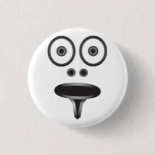 Badge Rond 2,50 Cm Insigne de visage