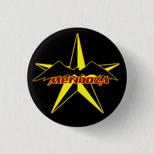 Badge Rond 2,50 Cm Insigne d'étoile de Mendoza*