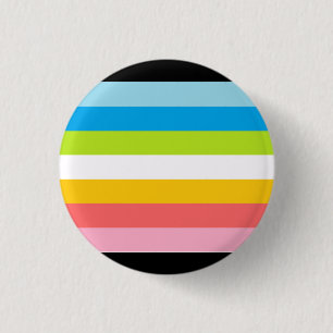 Badge Rond 2,50 Cm Insigne drapeau de la Queer Pride