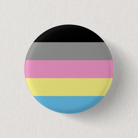 Badge Rond 2,50 Cm Insigne Drapeau Polygenre (Devant)