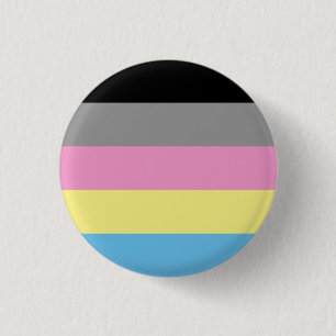 Badge Rond 2,50 Cm Insigne Drapeau Polygenre