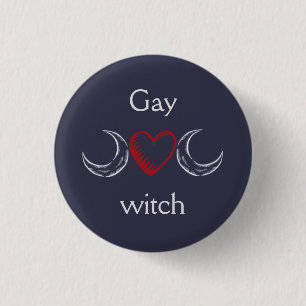 Badge Rond 2,50 Cm Insigne gai de sorcière/