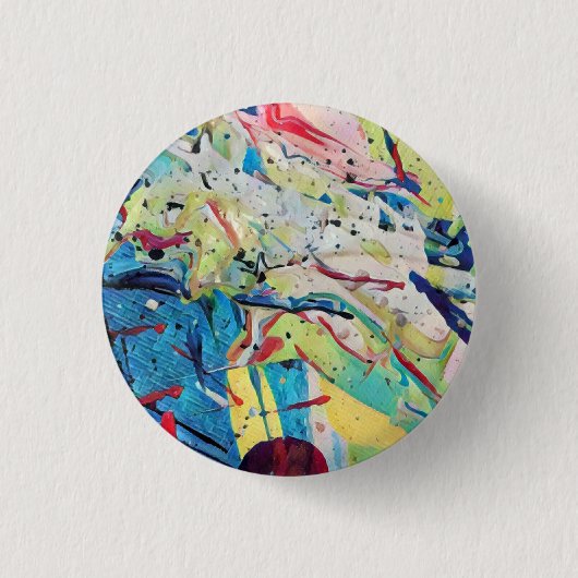 Badge Rond 2,50 Cm Insigne génial (Devant)