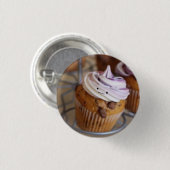 Badge Rond 2,50 Cm Insigne mignon de petit gâteau (Devant & derrière)