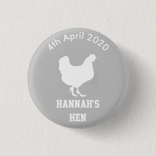 Badge Rond 2,50 Cm Insigne personnalisé de nuit de poule