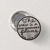 Badge Rond 2,50 Cm Insigne plat stationnaire plat (Devant & derrière)