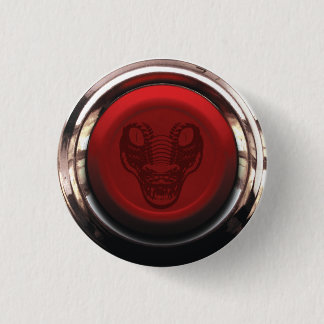 Badge Rond 2,50 Cm Insigne rouge de signal d'alarme