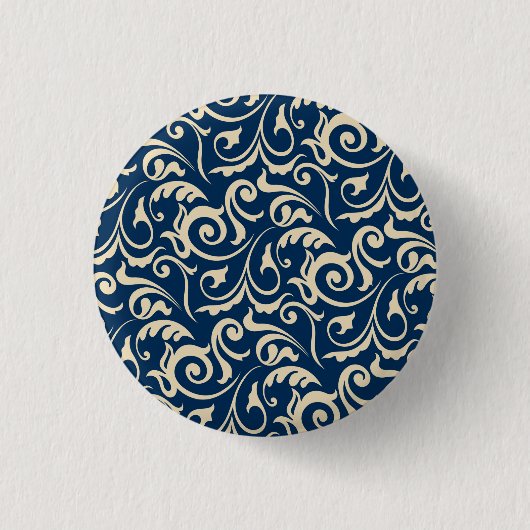 Badge Rond 2,50 Cm Inspiration de motifs persans (Devant)