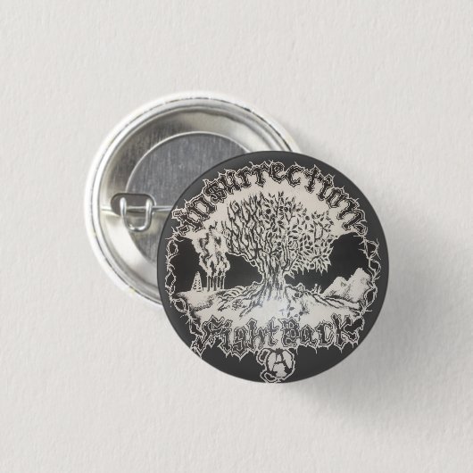 Badge Rond 2,50 Cm Insurrection (Devant & derrière)