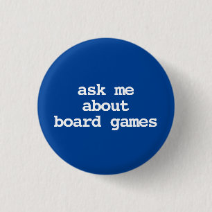 Badge Rond 2,50 Cm interrogez-moi sur la typographie des jeux de soci