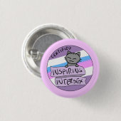 Badge Rond 2,50 Cm Intersex de inspiration (Devant & derrière)