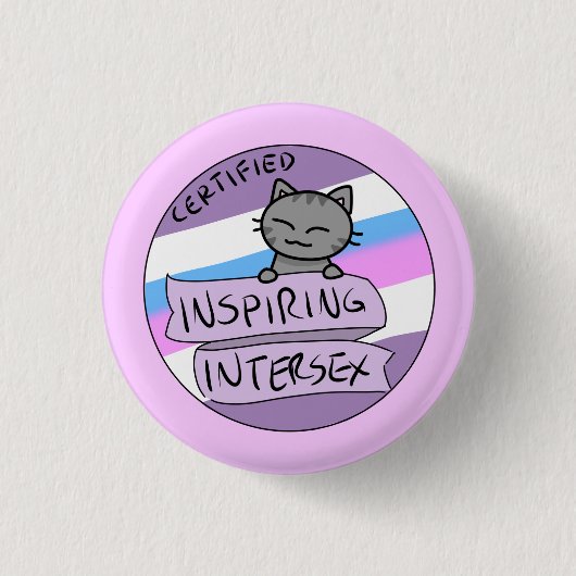 Badge Rond 2,50 Cm Intersex de inspiration (Devant)