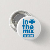 Badge Rond 2,50 Cm inthemix 10 ans de boutons (Devant & derrière)