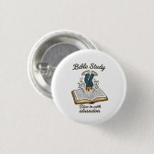 Badge Rond 2,50 Cm Invitation à l'étude biblique (Devant & derrière)