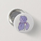 Badge Rond 2,50 Cm Iris (Devant & derrière)
