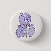 Badge Rond 2,50 Cm Iris (Devant)