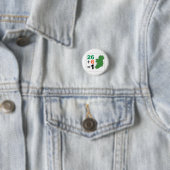 Badge Rond 2,50 Cm Irlande 26+6=1 Unified Irish Republic Pinback (En situation)