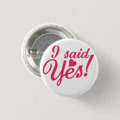 Badge Rond 2,50 Cm J'ai dit oui (Devant & derrière)